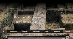 Desktop Screenshot of fenekpusztacastrum.com