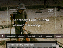 Tablet Screenshot of fenekpusztacastrum.com